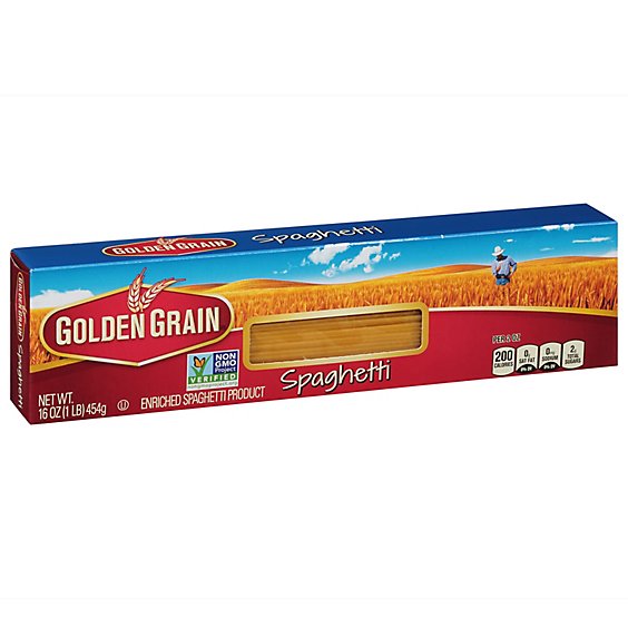 Golden Grain Pasta Spaghetti Box - 16 Oz