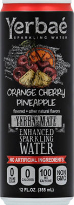 Yerbae Sparkling Water Enhanced Orange Cherry Pineapple - 12 Fl. Oz. - Image 2