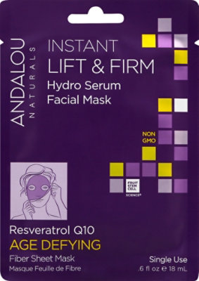 Andalou Naturals Facial Mask Lft Frm Serum - 0.6 Fl. Oz. - Image 2