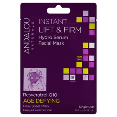 Andalou Naturals Facial Mask Lft Frm Serum - 0.6 Fl. Oz.