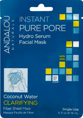Andalou Naturals Facial Mask Pur Pore Serm - 0.6 Fl. Oz. - Image 2
