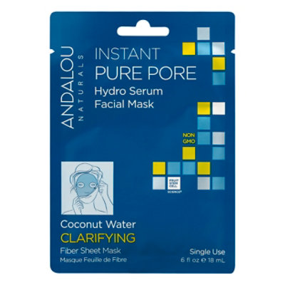 Andalou Naturals Facial Mask Pur Pore Serm - 0.6 Fl. Oz. - Image 1