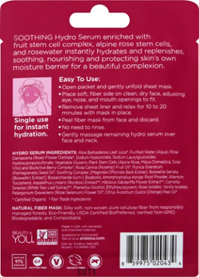 Andalou Naturals Facial Mask Hydrtn Serum - 0.6 Fl. Oz. - Image 3