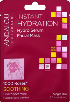 Andalou Naturals Facial Mask Hydrtn Serum - 0.6 Fl. Oz. - Image 2