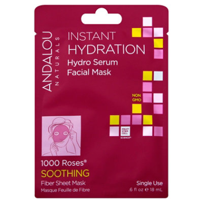 Andalou Naturals Facial Mask Hydrtn Serum - 0.6 Fl. Oz.
