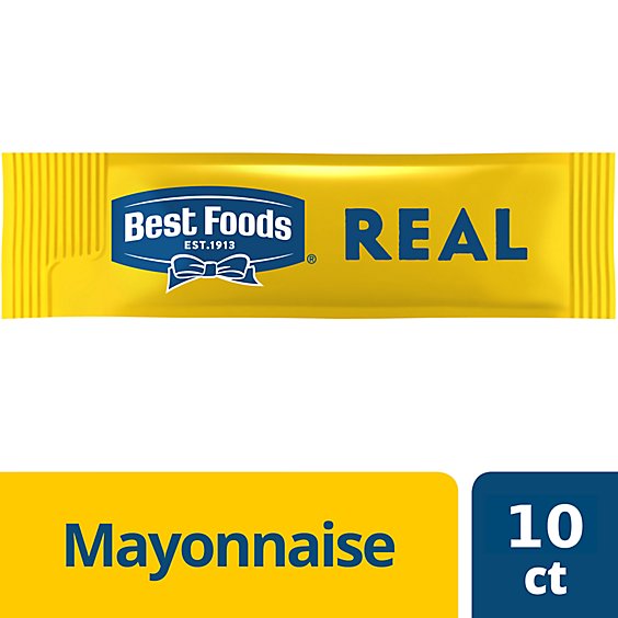 Best Foods To Go Packets Real Mayonnaise - 3.8 Oz