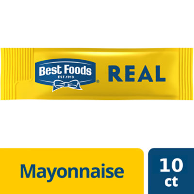 Best Foods To Go Packets Real Mayonnaise - 3.8 Oz