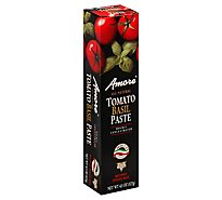 Amore Tomato Paste Double Concentrated Basil - 4.5 Oz