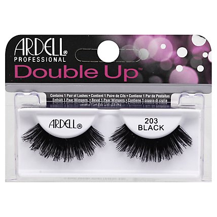 Ardell Professional Lashes Double Up Black 203 - Each - Image 3