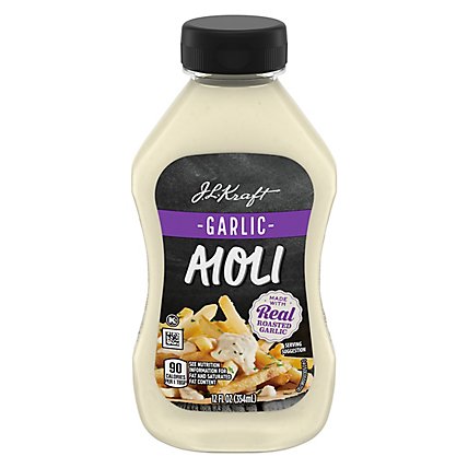 Kraft Garlic Spread Aioli Squeeze Bottle - 12 Fl. Oz. - Image 3