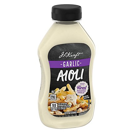 Kraft Garlic Spread Aioli Squeeze Bottle - 12 Fl. Oz. - Image 6