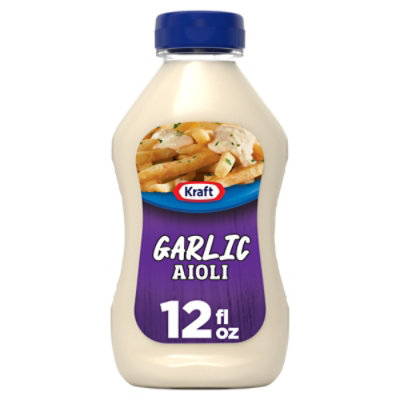 Kraft Garlic Aioli - 12 Fl. Oz. - Image 1