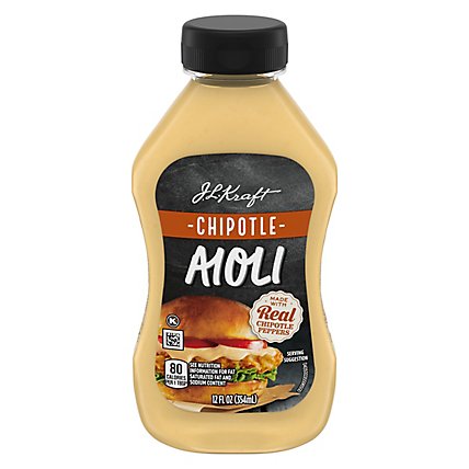 J.L. Kraft Chipotle Aioli Dip & Spread Bottle - 12 Fl. Oz. - Image 3