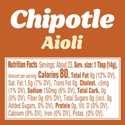 Kraft Chipotle Aioli - 12 Fl. Oz. - Image 8