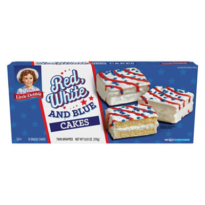 Little Debbie Cakes Red White and Blue Twin Wrapped Vanilla - 13.03 Oz - Image 2