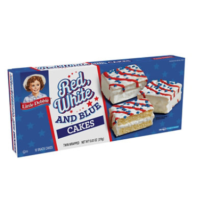 Little Debbie Cakes Red White and Blue Twin Wrapped Vanilla - 13.03 Oz - Image 1