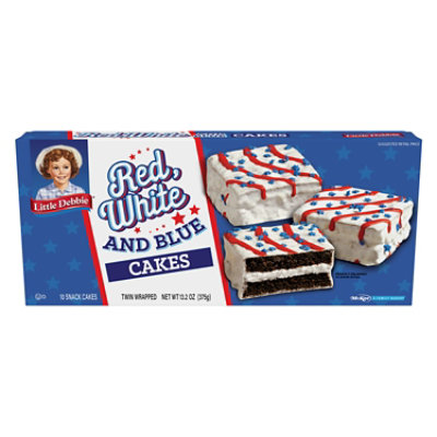 Little Debbie Cakes Red White and Blue Twin Wrapped Chocolate - 13.2 Oz - Image 2