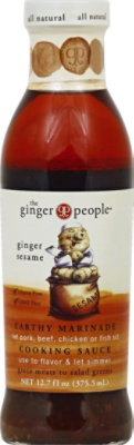 Ginger People Cooking Sauce Ginger Sesame Earthy Marinade - 12.7 Oz - Image 2