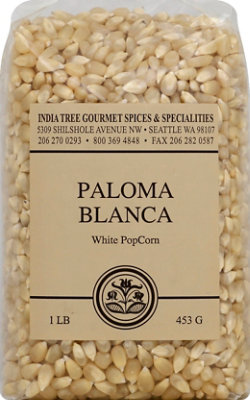India Tree Paloma Blanca White Popcorn - 16 Oz - Image 2