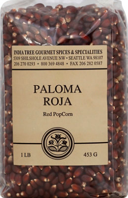 India Tree Popcorn Paloma Roja Red - 16 Oz - Image 2