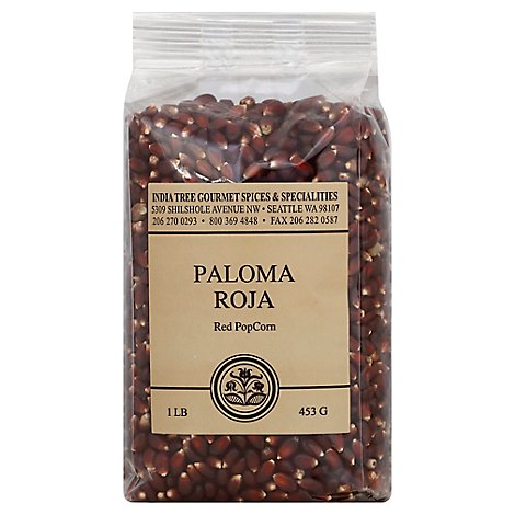 India Tree Popcorn Paloma Roja Red - 16 Oz