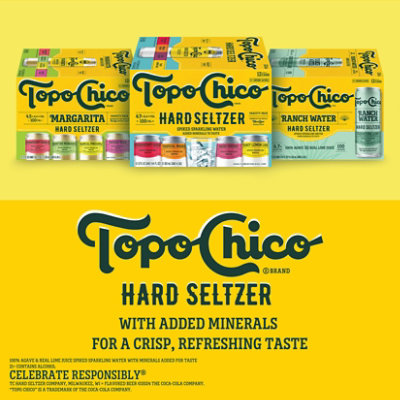 Topo Chico Hard Seltzer Ranch Water Original Hard Seltzer Beer 4.7% ABV Cans - 24 Fl. Oz. - Image 3