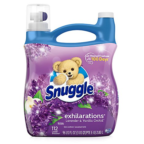 Snuggle Exhilarations Fabric Softener Liquid Lavender & Vanilla Orchid - 96 Fl. Oz.