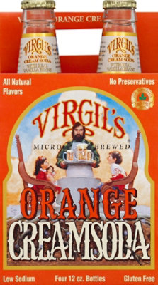 Virgils Orange Cream Soda - 4-12 Fl. Oz. - Image 2