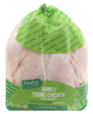 Signature Farms Whole Chicken Fryer - 6 Lb - Image 1