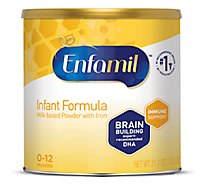 Enfamil Infant Formula Milk based  0-12 Months with Iron Powder Can - 21.1 Oz