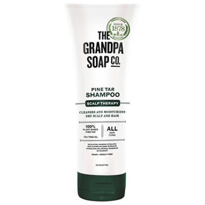 The Grandpa Soap Co. Shampoo Scalp Therapy Pine Tar - 8 Fl. Oz. - Image 3