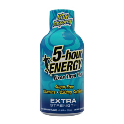 5-hour ENERGY Blue Raspberry Extra Strength Shot - 1.93 Fl. Oz. - Image 2
