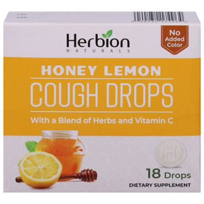 Herbion Naturals Cough Drop Hny Lemon - 18 Count