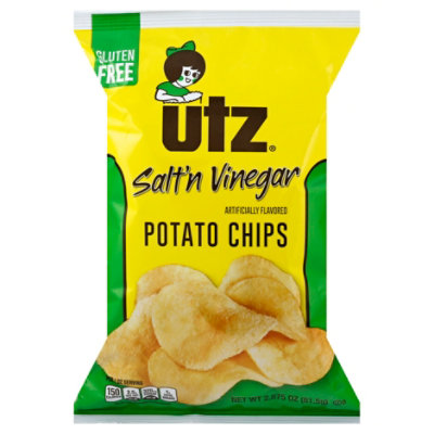 Utz Salt & Vinegar Potato Chips - 2.875 Oz - acmemarkets