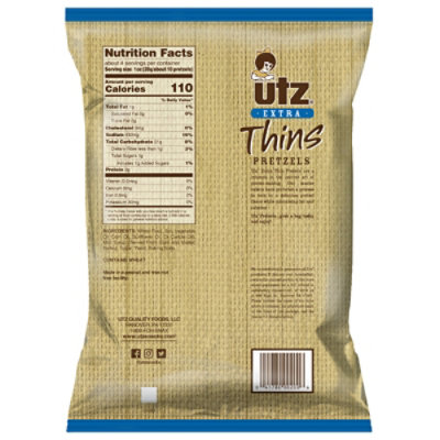 Utz Extra Thin Pretzels - 3.875 Oz - Image 6