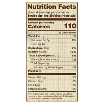 Utz Extra Thin Pretzels - 3.875 Oz - Image 4