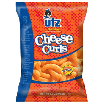 Utz Baked Cheddar Cheese Curls - 3.5 Oz - Image 2