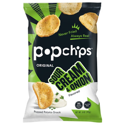 popchips Popped Chip Snack Sour Cream & Onion - 5 Oz - Image 3