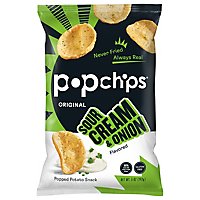 popchips Popped Chip Snack Sour Cream & Onion - 5 Oz - Image 1