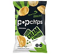 popchips Popped Chip Snack Sour Cream & Onion - 5 Oz