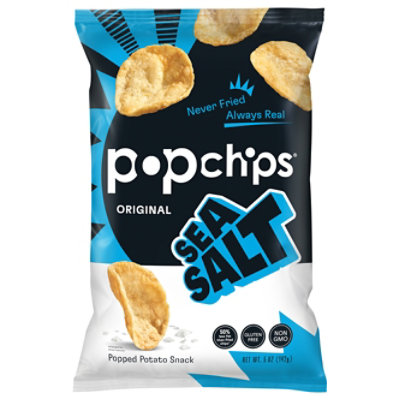 popchips Popped Chip Snack Potato Sea Salt - 5 Oz - Image 3