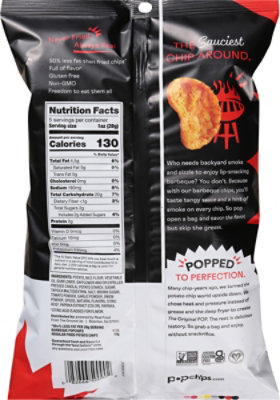 popchips Popped Chip Snack Potato Barbecue - 5 Oz - Image 6