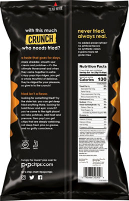 popchips Popped Chip Snack Cheddar & Sour Cream - 5 Oz - Image 6