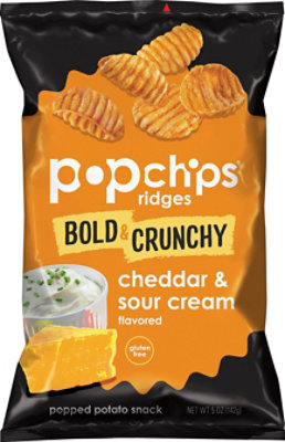 popchips Popped Chip Snack Cheddar & Sour Cream - 5 Oz - Image 2