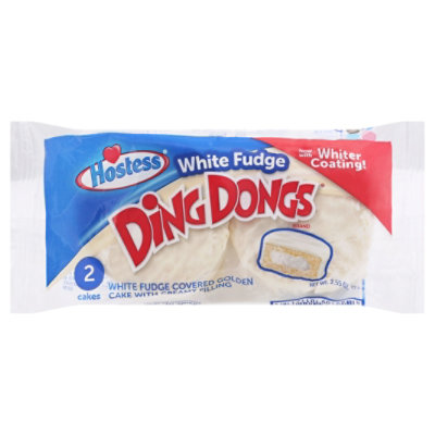 Hostess White Fudge Ding Dongs - 2.55 Oz