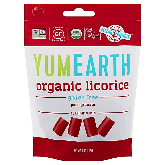 YumEarth Licorice Pomegranate - 5 Oz