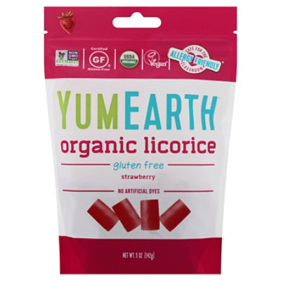 Yumearth Licorice Strawberry Gluten Free - 5 Oz - Image 3