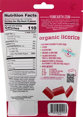 Yumearth Licorice Strawberry Gluten Free - 5 Oz - Image 6
