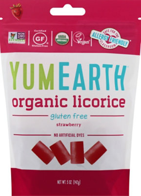 Yumearth Licorice Strawberry Gluten Free - 5 Oz - Image 2