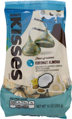 HERSHEYS Kisses Milk Chocolate Coconut Almond - 10 Oz